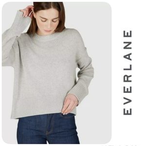 Everlane Square Pullover Sweater Large Gray